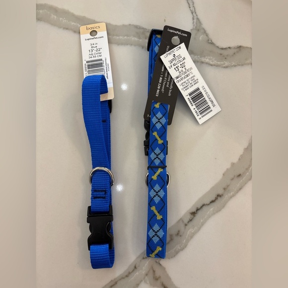 Lupine Blue Dog Collars - Picture 2 of 2